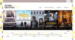 Desktop Screenshot of analiasanchezprensa.com.ar